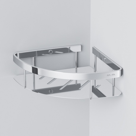 Полка для душа угловая AM.PM Sense A7454100 хром - фото 4