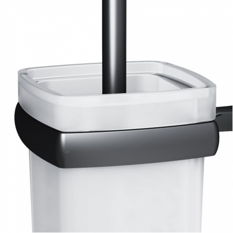 Стойка с туалетной щеткой AM.PM Gem A9033422 черная - фото 2