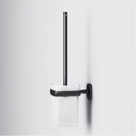 Стойка с туалетной щеткой AM.PM Gem A9033422 черная - фото 3