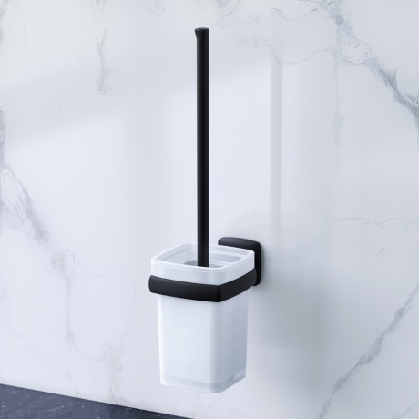 Стойка с туалетной щеткой AM.PM Gem A9033422 черная - фото 5