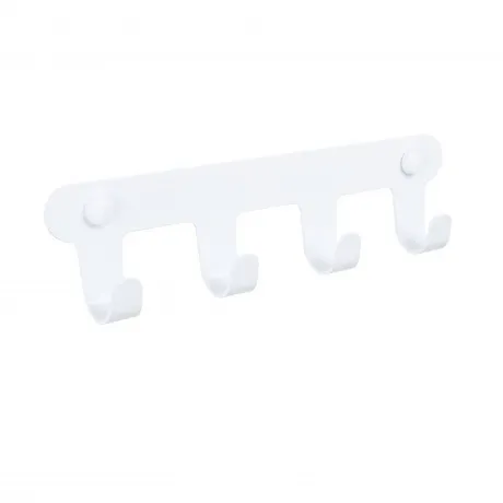 Планка 4 крючка Fixsen PRACTICA, белый (FX-805W-4)