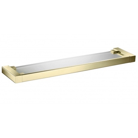 

Полка в ванную стеклянная Timo Selene (17072/17) золото матовое