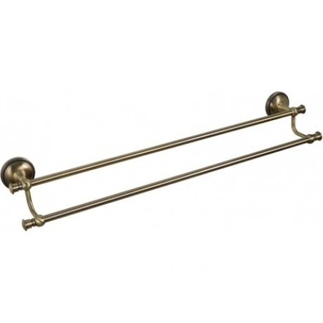 Полотенцедержатель трубчатый двойной Grampus Alfa (GR-9502)