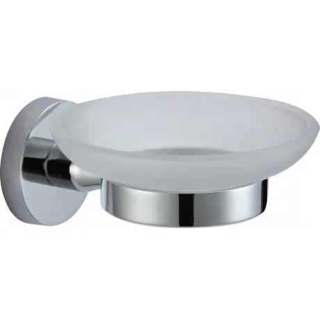 Мыльница стеклянная с настенным держателем Savol 87 (S-008759)