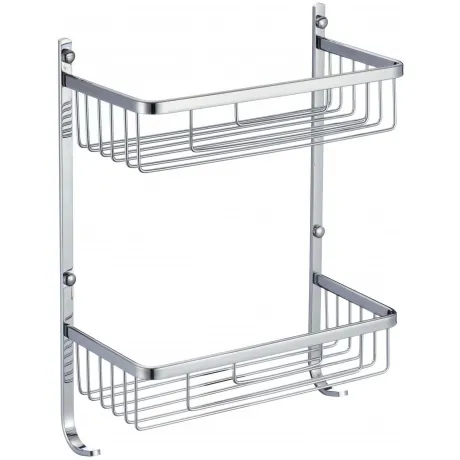 Полка решетка прямая двойная Savol (S-002522)
