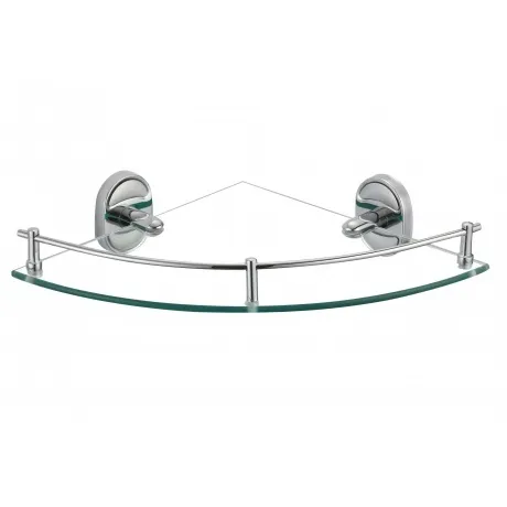 Полка угловая одинарная (стеклянная) Savol 70 (S-007073)