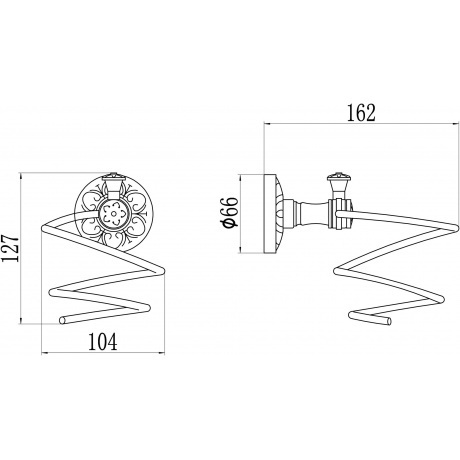 Держатель для фена Savol 58а (S-005855A) - фото 2