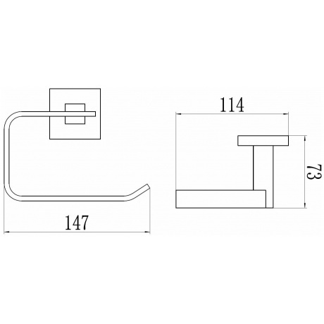 Держатель для туалетной бумаги Savol 65h (S-06552H) - фото 2