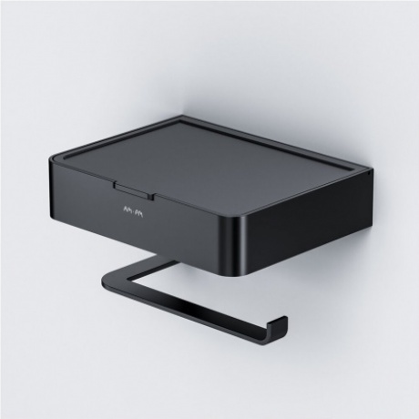 Держатель для туалетной бумаги с коробкой AM.PM Inspire 2.0 A50A341522 черный - фото 2