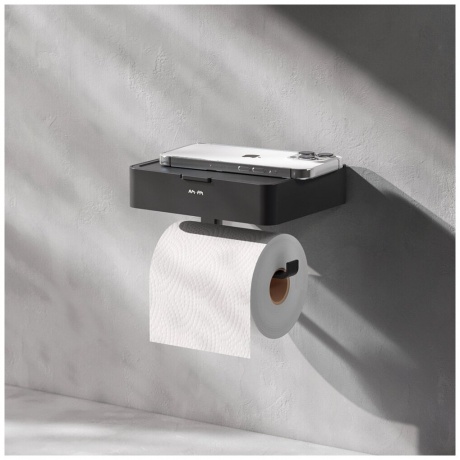 Держатель для туалетной бумаги с коробкой AM.PM Inspire 2.0 A50A341522 черный - фото 6