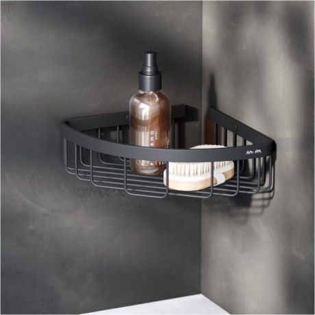 Корзина для душа угловая AM.PM Sense L A7452122 черный - фото 6