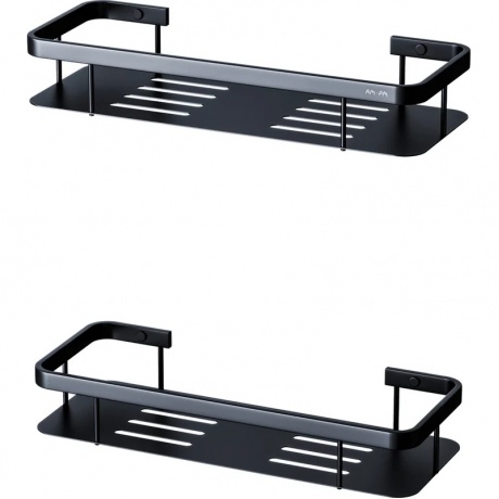 

Полка для душа прямая двухъярусная AM.PM Sense L A7453222 черная