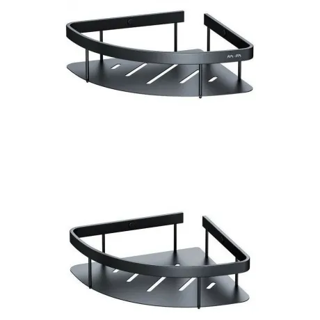 Полка для душа угловая двухъярусная AM.PM Sense L A7454222 черна...