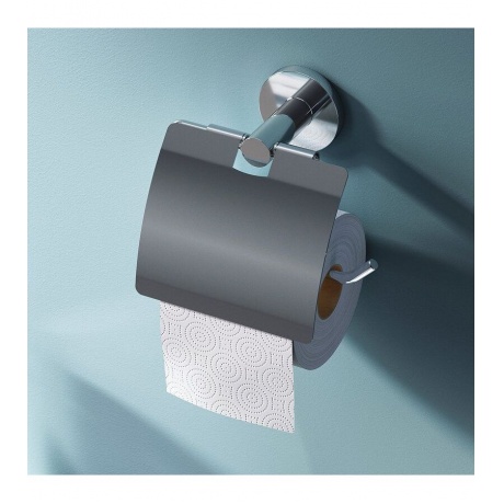 Держатель для туалетной бумаги с крышкой AM.PM X-Joy A85A341400 X-Joy хром - фото 7