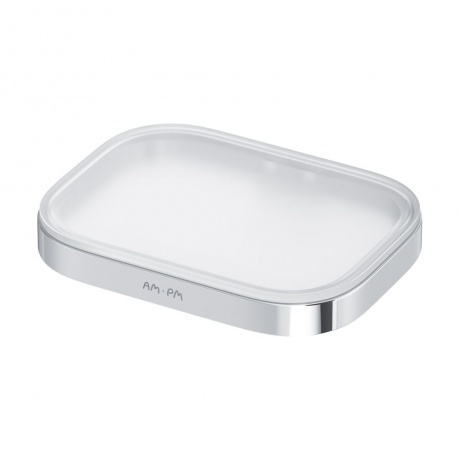 

Стеклянная мыльница с настенным держателем AM.PM Func A8F34200 хром