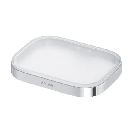Стеклянная мыльница с настенным держателем AM.PM Func A8F34200 х...