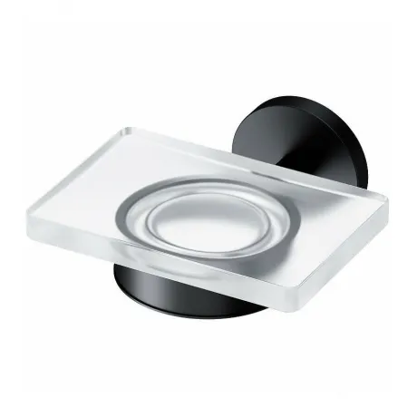 Стеклянная мыльница с настенным держателем AM.PM X-Joy A85A34222...