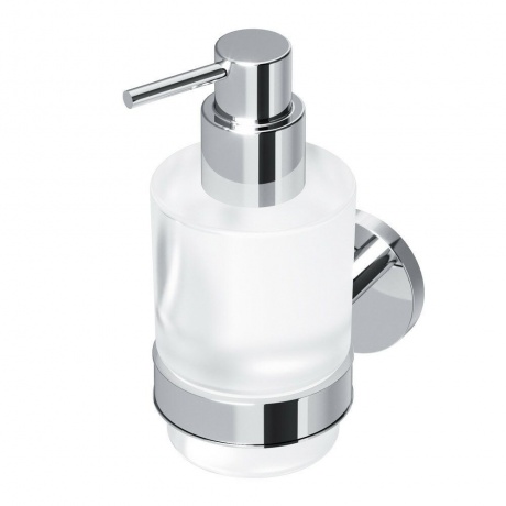 Стеклянный диспенсер для жидкого мыла с настенным держателем AM.PM X-Joy A85A36900 - фото 1