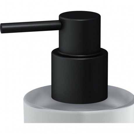 Стеклянный диспенсер для жидкого мыла с настенным держателем AM.PM X-Joy A85A36922 черный - фото 5