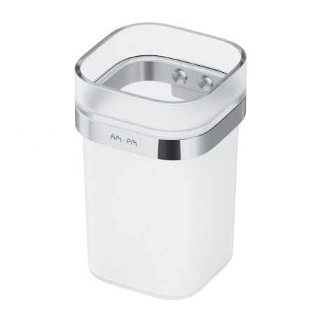 

Стеклянный стакан с настенным держателем AM.PM Func A8F34300 хром