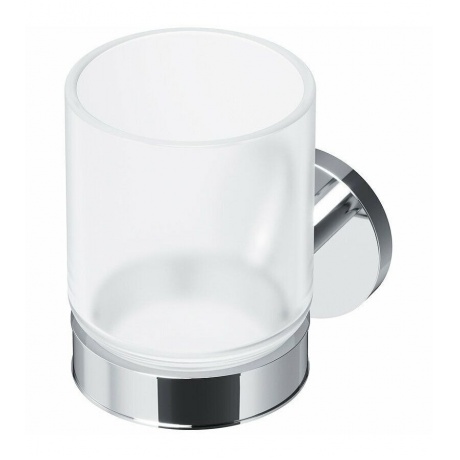 Стеклянный стакан с настенным держателем AM.PM X-Joy A85A34300 - фото 1