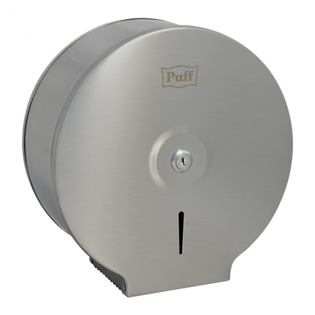 Диспенсер для туалетной бумаги  Puff-7610, антивандальный с ключом, 26х12х27 см 1402.132 - фото 1