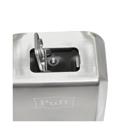 Дозатор для жидкого мыла из нерж. стали puff-8705, хром, 500 мл, 17х12х12 см с ключом 1402.137 - фото 6
