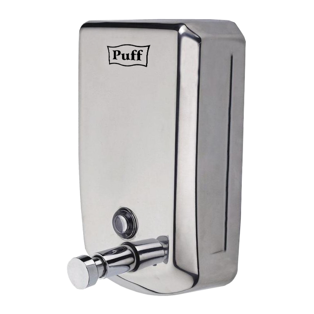 

Дозатор для жидкого мыла из нерж. стали puff-8708, хром, 800 мл, с ключом, 19х12х12 см 1402.138