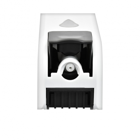 Дозатор для жидкого мыла пластиковый puff-8104, белый с черной кнопкой, 350 мл, 22х8х9 см 1402.093 - фото 3