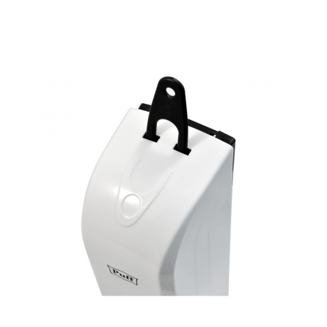 Дозатор для жидкого мыла пластиковый puff-8104, белый с черной кнопкой, 350 мл, 22х8х9 см 1402.093 - фото 5