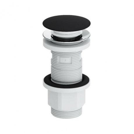 210600300 Option, универсальный донный клапан, чёрный матовый - фото 1