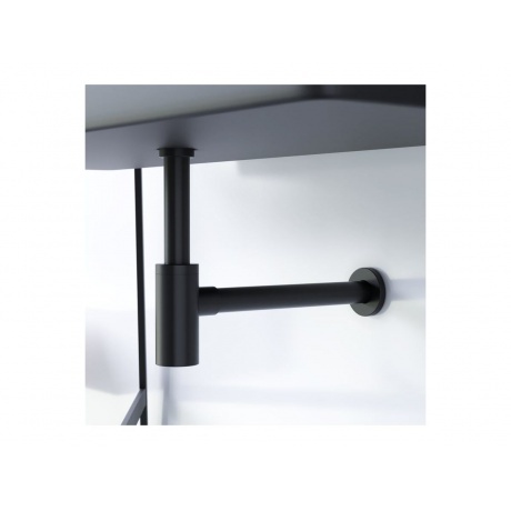 210800300 Option, cифон для раковины, чёрный матовый - фото 2