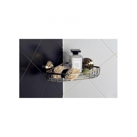 Мыльница FIXSEN Retro решетка угловая (FX-83809B) - фото 3