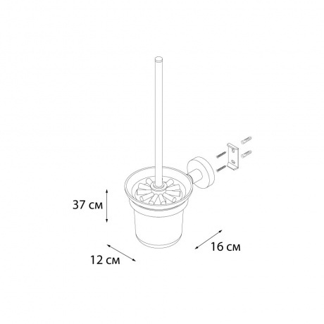 Ерш для туалета FIXSEN Modern (FX-51513) - фото 2