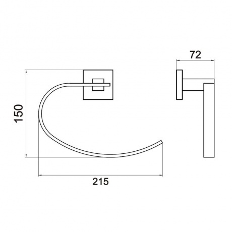 Держатель для полотенец Savol (S-06563Q) - фото 2