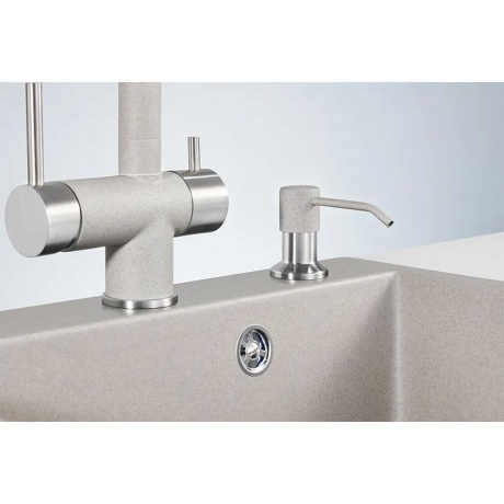 Дозатор для кухонной мойки GRANULA (1403, БАЗАЛЬТ) - фото 3