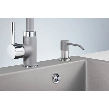 Дозатор для кухонной мойки GRANULA (1403, АЛЮМИНИУМ) - фото 3