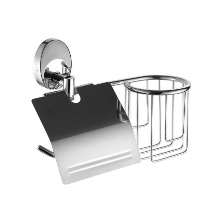 Бумагодержатель FASHUN с крышкой и пеналом под освежитель воздух...