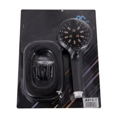 Комплект FASHUN лейка , шланг, держатель черный (A015-7) - фото 2