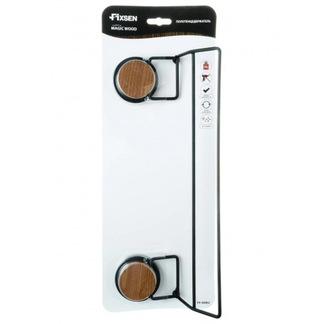 Полотенцедержатель Fixsen трубчатый 2-ой MAGIC WOOD (FX-46002) - фото 4