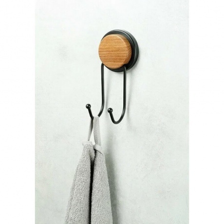 Крючок Fixsen двойной MAGIC WOOD (FX-46005A) - фото 2