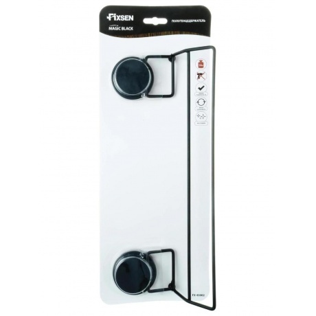 Полотенцедержатель Fixsen трубчатый 2-ой MAGIC BLACK (FX-45002) - фото 4