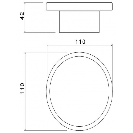 Мыльница настольная Timo Saona черный (13221/03) - фото 2