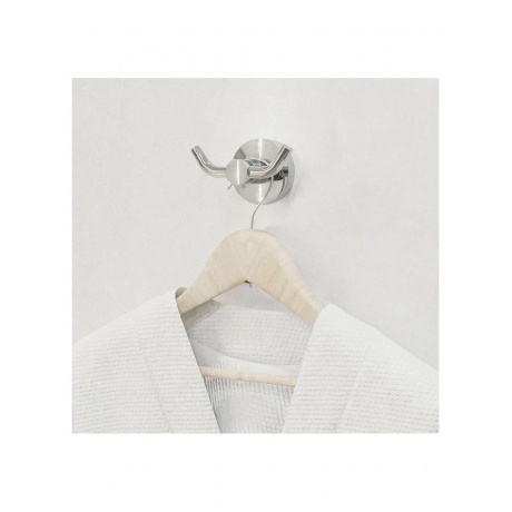 Крючок двойной хром Fixsen Comfort Chrome (FX-85005A) - фото 3