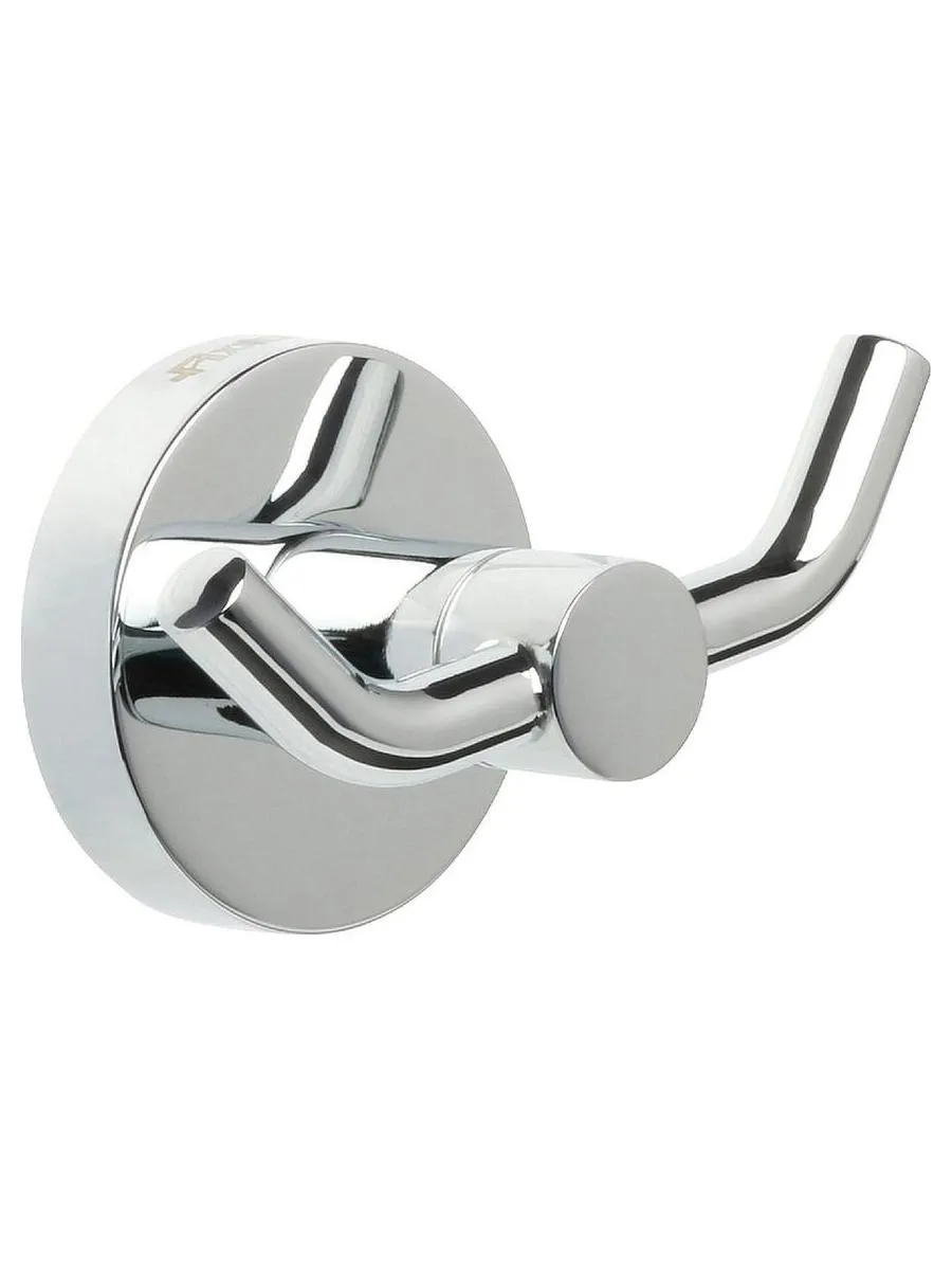 Крючок двойной хром Fixsen Comfort Chrome (FX-85005A) - фото 1