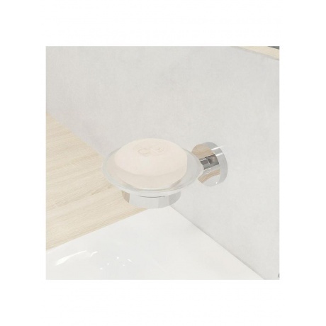 Мыльница стекло хром Fixsen Comfort Chrome (FX-85008) - фото 3