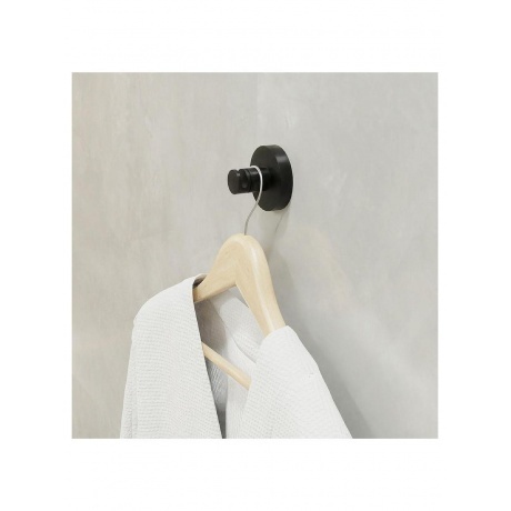 Крючок одинарный черный Fixsen Comfort  Black (FX-86005) - фото 3