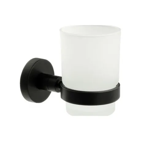 Подстаканник одинарный черный Fixsen Comfort  Black (FX-86006)