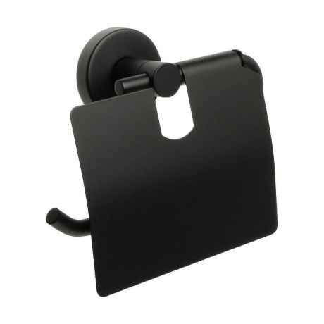

Бумагодержатель с крышкой черный Fixsen Comfort Black (FX-86010)
