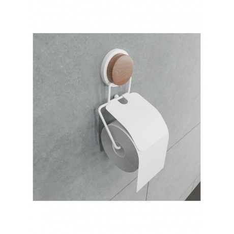 Бумагодержатель с крышкой Fixsen Magic White (FX-47010) - фото 3